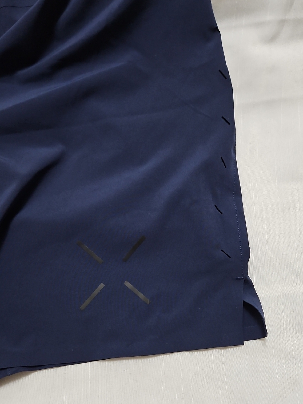 Ten Thousand Interval Shorts LG Unlined 7" Inseam Active Fitness Workout BLUE - Picture 10 of 10
